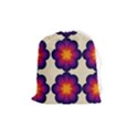 Flower Pattern Design Seamless Drawstring Pouch (Medium) View1