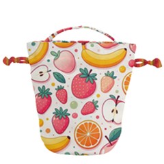 Fruit Sweet Pattern Drawstring Bucket Bag by Ravend