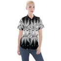 Sun Moon Star Universe Space Women s Short Sleeve Pocket Shirt View1