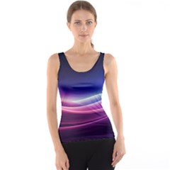 Cosmic Galaxy Quantum Art Nature Women s Basic Tank Top by Ravend