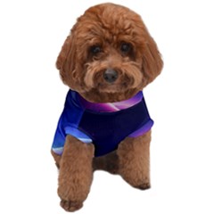Cosmic Galaxy Quantum Art Nature Dog T-shirt by Ravend