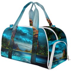 Artistic Fantasy Psychedelic Burner Gym Duffel Bag by Sarkoni