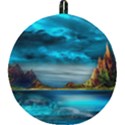 Artistic Fantasy Psychedelic Round Trivet View1