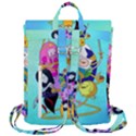 Adventure Time Cartoon Flap Top Backpack View3