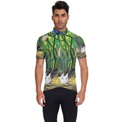 Anime My Neighbor Totoro Jungle Men s Short Sleeve Cycling Jersey by Sarkoni