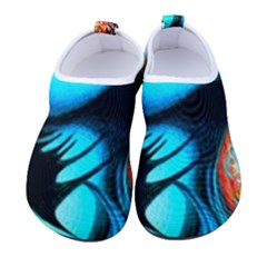 Color Detail Dream Fantasy Neon Psychedelic Teaser Men s Sock-style Water Shoes by Sarkoni
