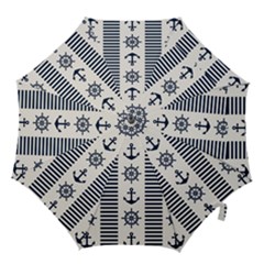 Nautical Seamless Pattern Vector Illustration Hook Handle Umbrellas (medium) by Bedest