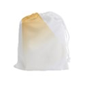 Blue Ufo Illustration Unidentified Flying Object Cartoon Drawstring Pouch (XL) View1