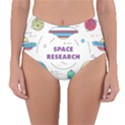 Unidentified Flying Object Ufo Space Outer Reversible High-Waist Bikini Bottoms View1