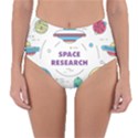 Unidentified Flying Object Ufo Space Outer Reversible High-Waist Bikini Bottoms View3