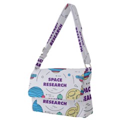 Unidentified Flying Object Ufo Space Outer Full Print Messenger Bag (m) by Sarkoni