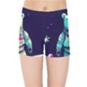 Bear Astronaut Futuristic Kids  Sports Shorts View1