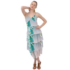 Astronaut Cat Retro Cute Alien Layered Bottom Dress by Bedest