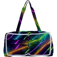 Vibrant Neon Dreams Multi Function Bag by essentialimage