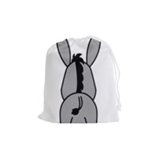 Donkey Ass Funny Nice Cute Floppy Drawstring Pouch (medium) by Sarkoni