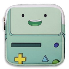 Adventure Time Bmo Beemo Green Mini Square Pouch by Bedest