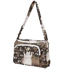 Cute Anime Scenery Artwork Fanart Front Pocket Crossbody Bag by Bedest