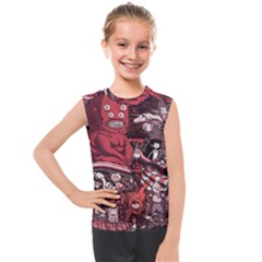 Adventure Time Cartoon Kids  Mesh Tank Top by Bedest
