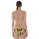 Egypt Horizontal Illustration Cut-Out One Piece Swimsuit View2