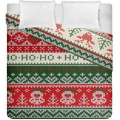 Ugly Sweater Merry Christmas  Duvet Cover Double Side (king Size) by artworkshop