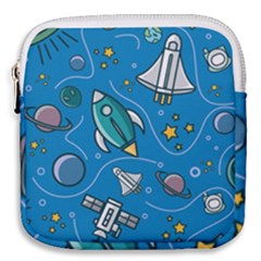 About Space Seamless Pattern Mini Square Pouch by Hannah976