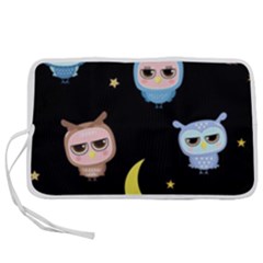 Cute Art Print Pattern Pen Storage Case (m) by Apen