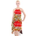 Garden Lover High-Low Halter Chiffon Dress  View1