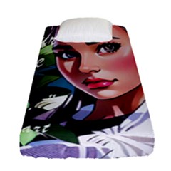 Love Quotes Design Fitted Sheet (single Size) by TShirt44