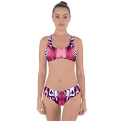 Tiger Design Criss Cross Bikini Set by TShirt44