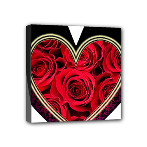 Love Design Mini Canvas 4  X 4  (stretched) by TShirt44