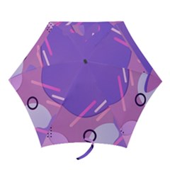 Hand Drawn Abstract Organic Shapes Background Mini Folding Umbrellas by Apen