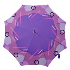 Hand Drawn Abstract Organic Shapes Background Hook Handle Umbrellas (medium) by Apen