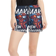 Make Devil Discovery  Women s Runner Shorts by Saikumar