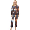 Be dare for everything Womens  Long Sleeve Velvet Pocket Pajamas Set View1