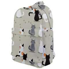 Cute Cat Seamless Pattern Classic Backpack by Ravend