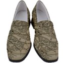 Vintage London Map Women s Chunky Heel Loafers View1