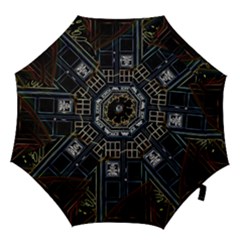 Tardis Doctor Who Magic Travel Macine Fantasy Hook Handle Umbrellas (large) by Cendanart