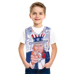 Independence Day United States Of America Kids  Basketball Tank Top by Ket1n9