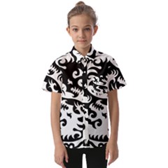 Ying Yang Tattoo Kids  Short Sleeve Shirt by Ket1n9