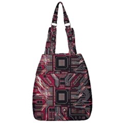 Chip Retro Technology Center Zip Backpack by Cendanart