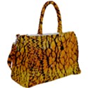 Yellow Chevron Zigzag Pattern Duffel Travel Bag View2