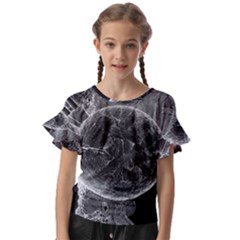 Space Universe Earth Rocket Kids  Cut Out Flutter Sleeves by Ket1n9