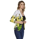 White Wine Red Wine The Bottle Women s One-Button 3/4 Sleeve Short Jacket View3