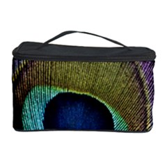 Peacock Feather Cosmetic Storage Case by Ket1n9