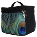Feathers Art Peacock Sheets Patterns Make Up Travel Bag (Small) View2