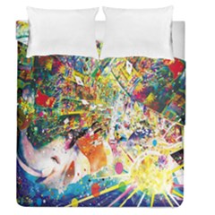 Multicolor Anime Colors Colorful Duvet Cover Double Side (queen Size) by Ket1n9