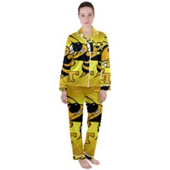 Georgia Institute Of Technology Ga Tech Women s Long Sleeve Satin Pajamas Set	 by Ket1n9