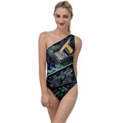 Computer Ram Tech - To One Side Swimsuit by Hannah976