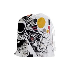 You Wanna Know The Real Me? Drawstring Pouch (large) by essentialimage
