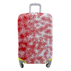 Christmas New Year Snowflake Deer Luggage Cover (small) by Ndabl3x